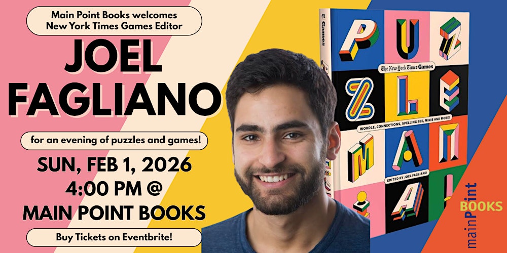 An Evening of Puzzles with NYT Games Editor Joel Fagliano