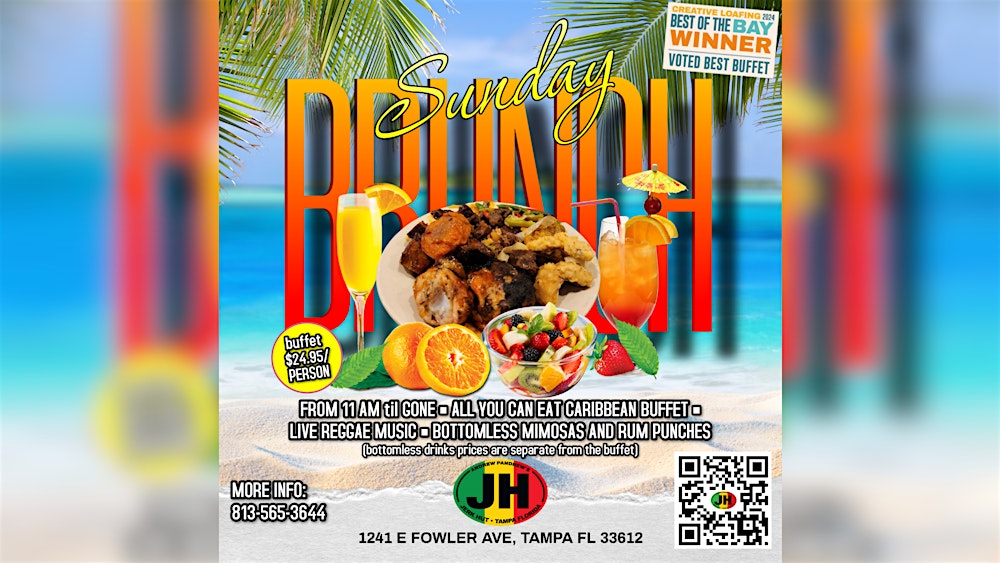 Sunday Reggae Brunch in Tampa | Caribbean Buffet & Live Music