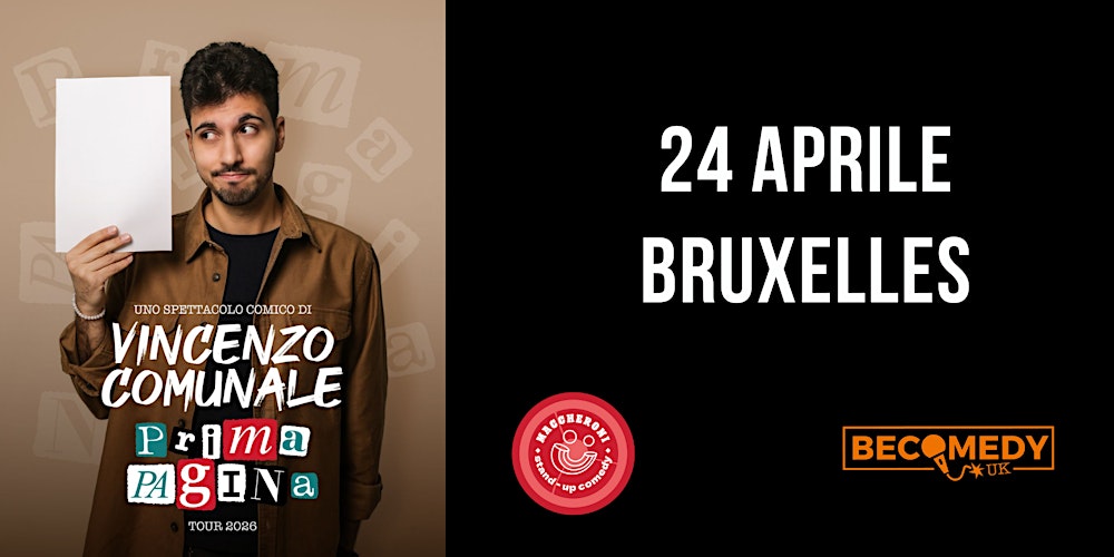 VINCENZO COMUNALE -  PRIMA PAGINA | 24 Aprile Bruxelles