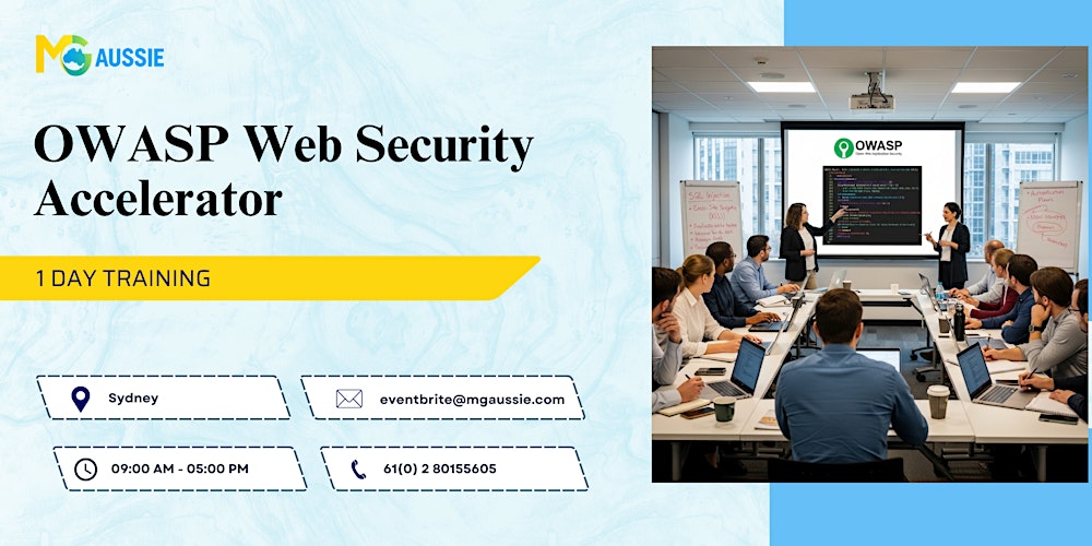 OWASP Web Security Accelerator: 1 Day Training, Sydney