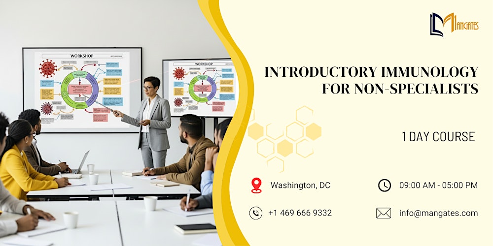 Introductory Immunology for Non-Specialists: 1 Day Course, Washington, DC