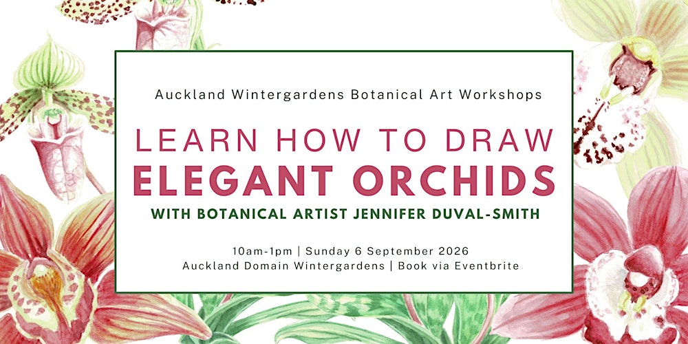 Learn To Draw Elegant Orchids - Botanical Art Workshop
