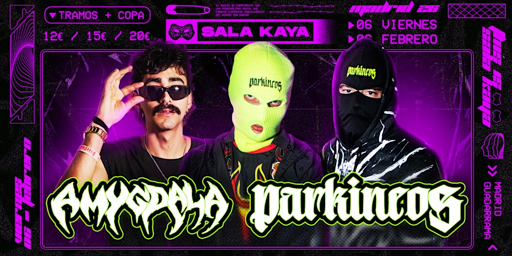 Parkineos y Amygdala en Sala Kaya Guadarrama (Madrid).