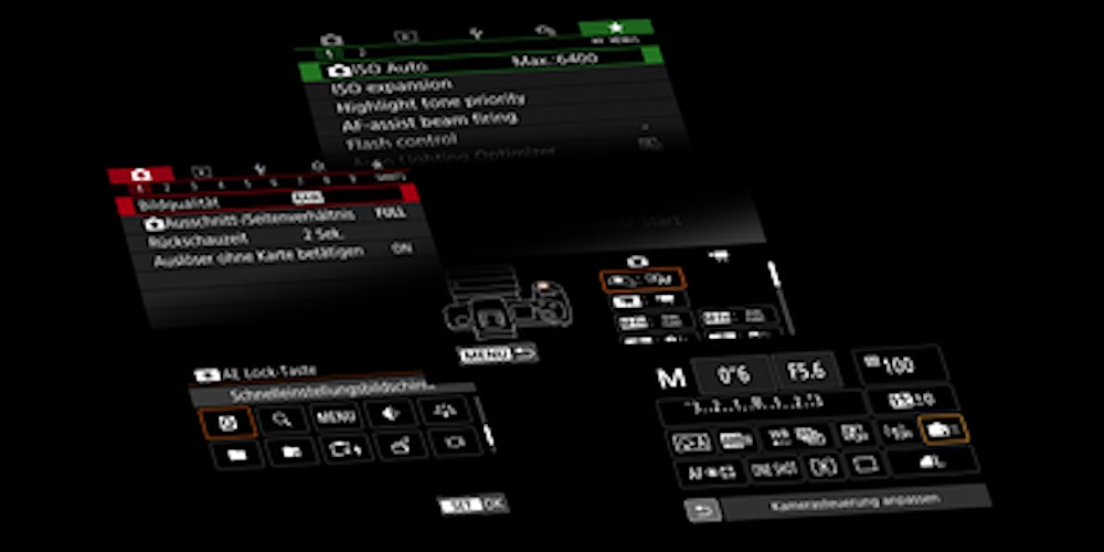 AF-Einstellungen und Individualfunktionen mit Canon