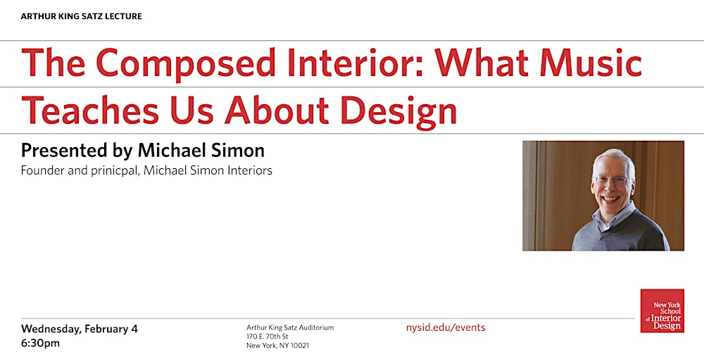 Arthur King Satz Lecture: Michael Simon