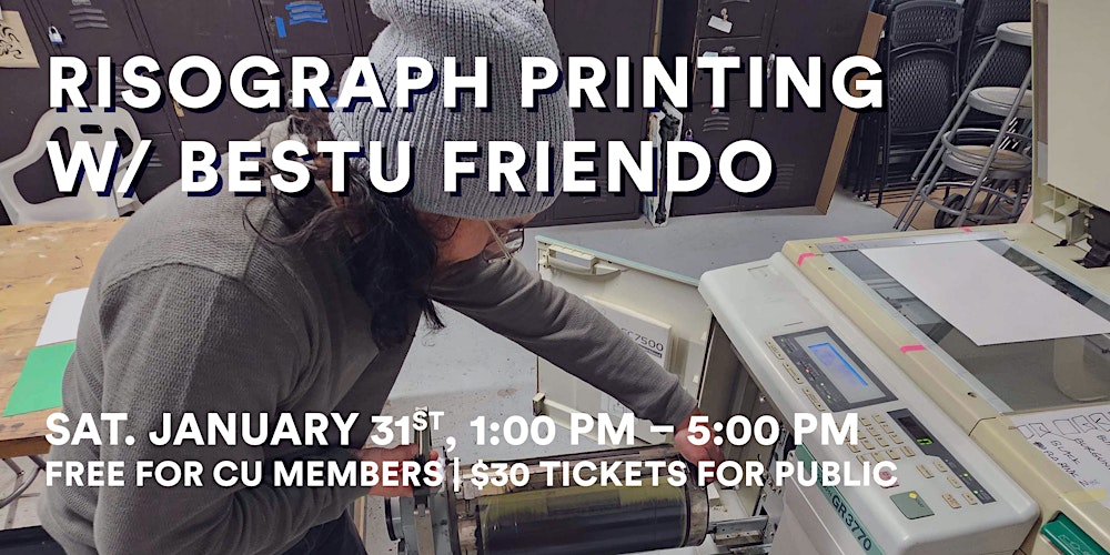 Risograph Printing w/ Bestu Friendo