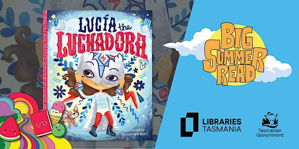 Make your own "Lucia the Luchadora" Mask at Hobart Library
