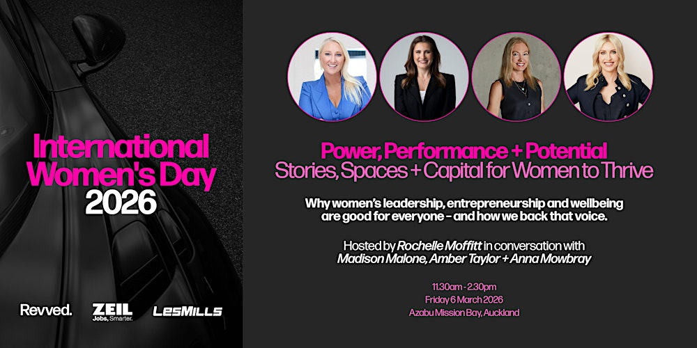 International Women's Day '26. Power, Performance, and Potential.