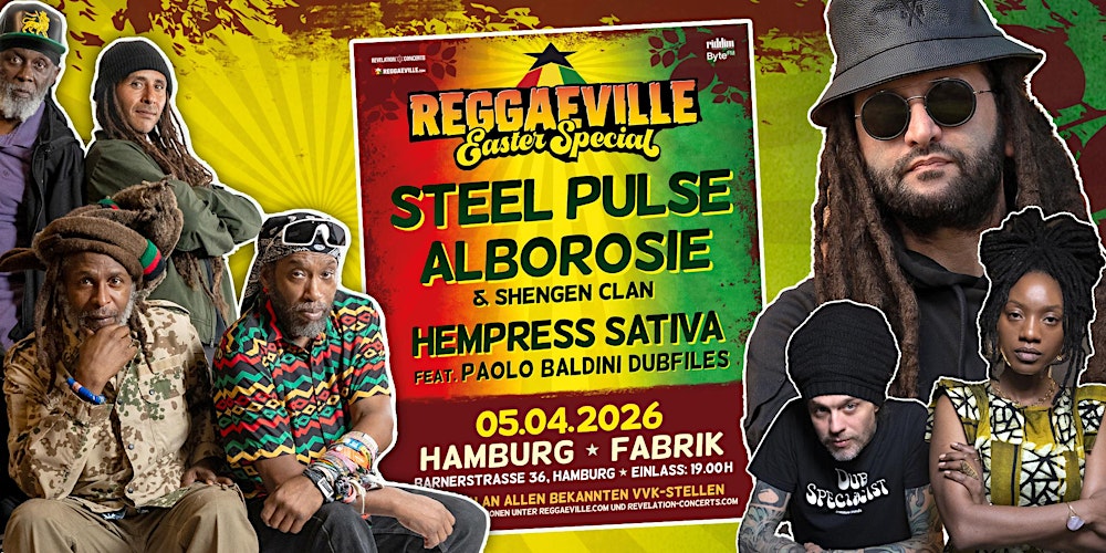 REGGAEVILLE EASTER SPECIAL in Hamburg 2026