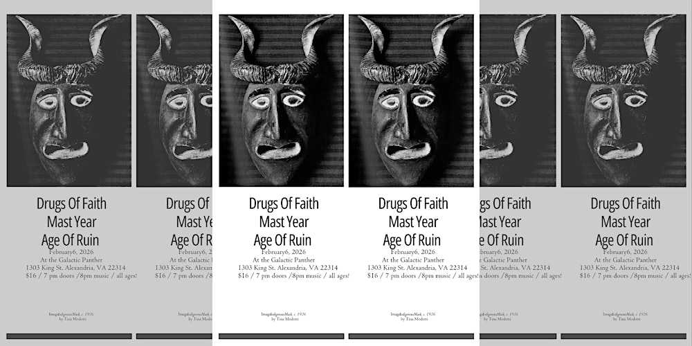 Live Music: Drugs of Faith, Mast Year, and Age of Ruin