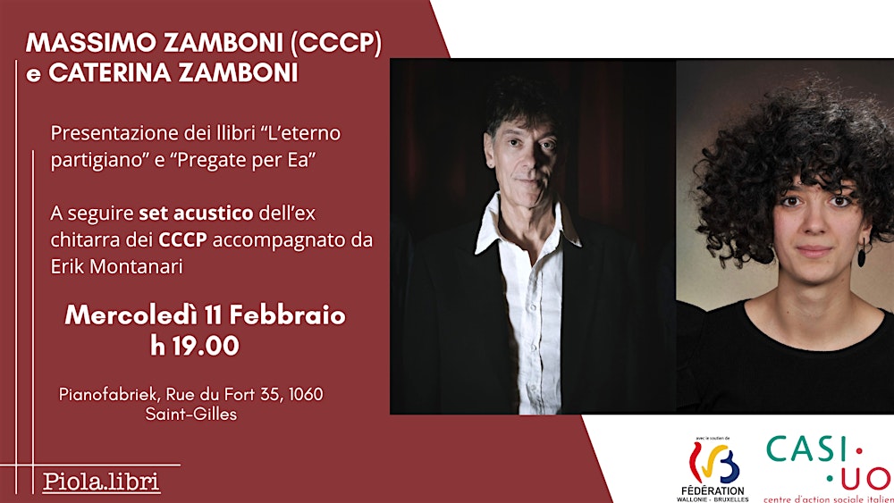 INCONTRO CON MASSIMO ZAMBONI (CCCP) E CATERINA ZAMBONI