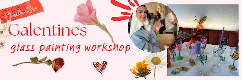 Galentines glass painting  (Nuneaton)