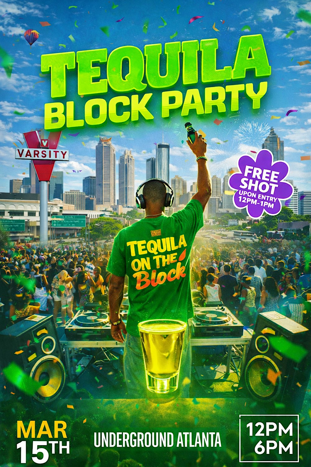 Atlanta Tequila Block Party (St. Patricks Day Weekend)