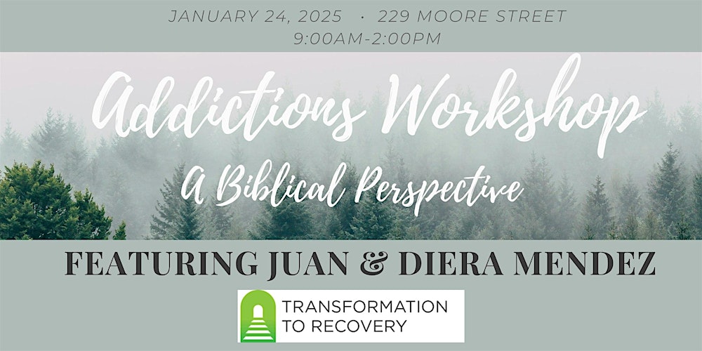 TTR Addictions Workshop: Caring For Those In Addiction