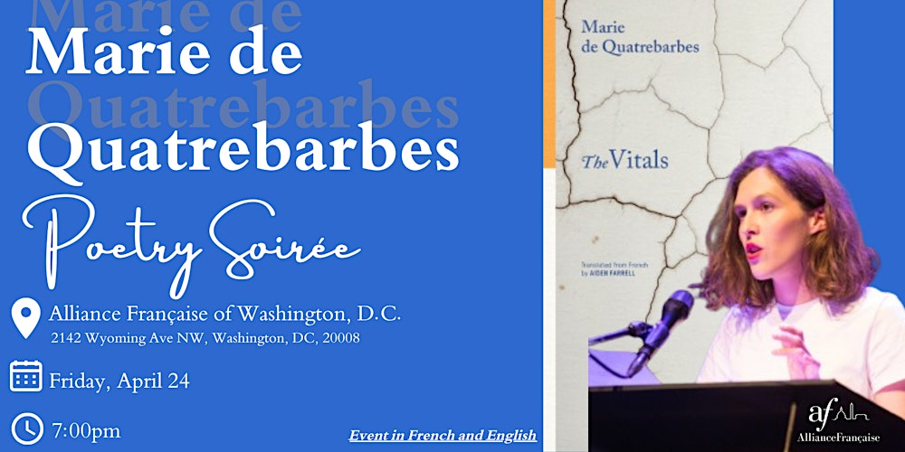 Marie de Quatrebarbes Poetry Soirée