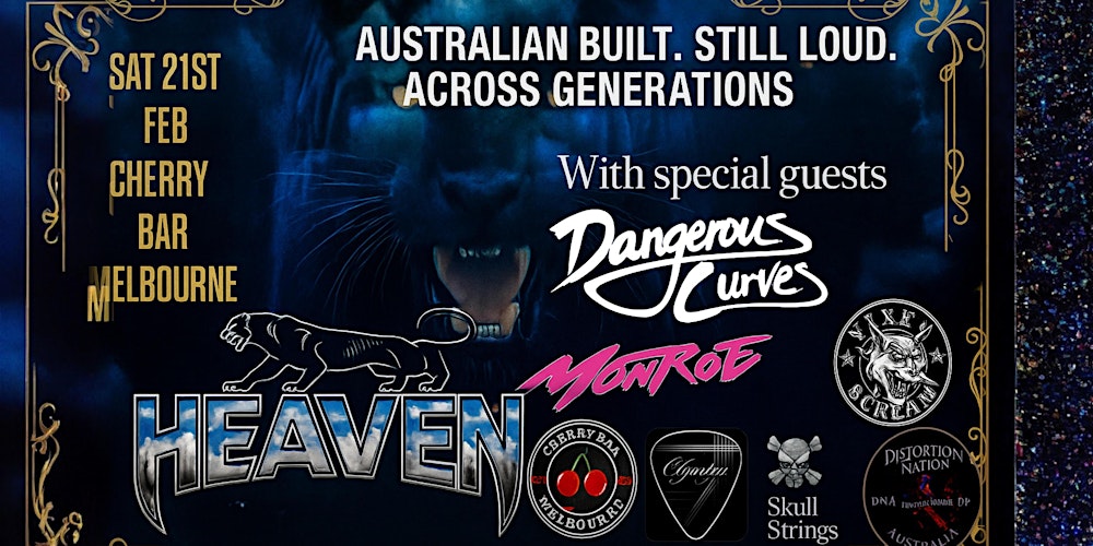 HEAVEN live at Cherry Bar, SAT FEB 21st