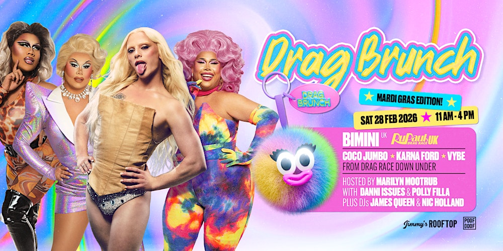 Drag Brunch: Parade Day Edition - POOF DOOF Sydney MG26