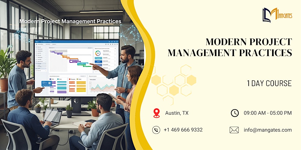 Modern Project Management Practices: 1 Day Course in Austin, TX