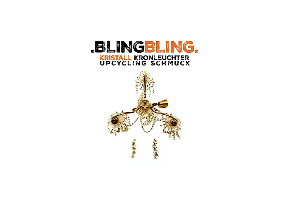 .BLING-BLING. Kristall Kronleuchter UpCycling Schmuck