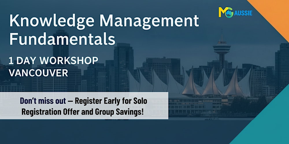Knowledge Management Fundamentals  - 1 Day Workshop in Vancouver