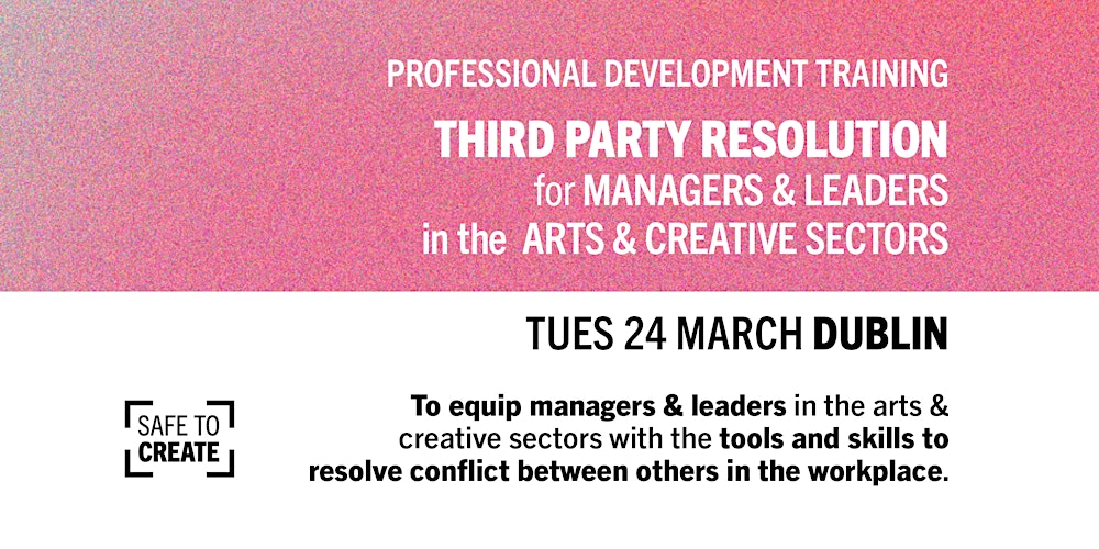 Third Party Resolution for Managers & Leaders (DUBLIN)