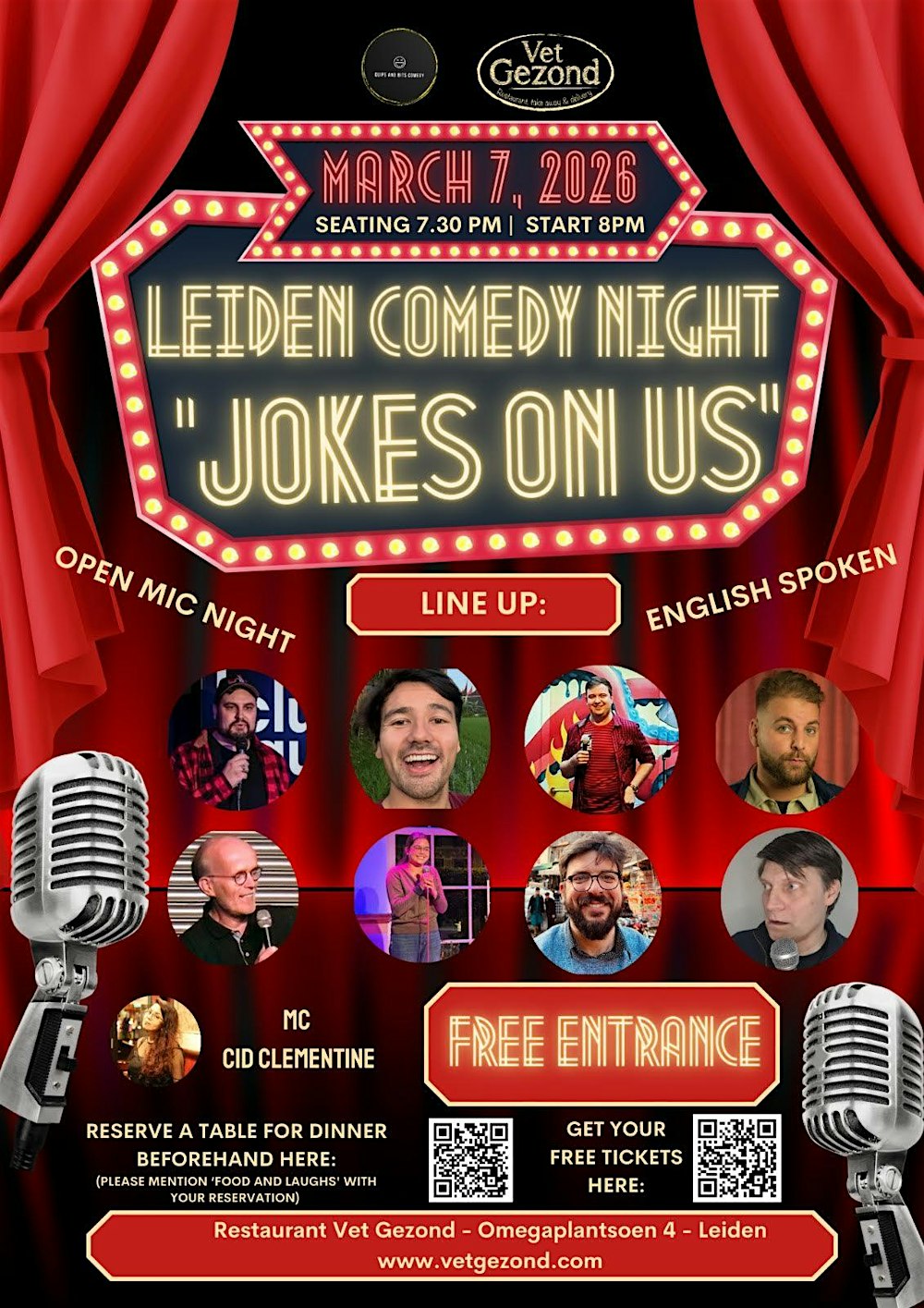 Leiden  Comedy Night: Jokes on us!