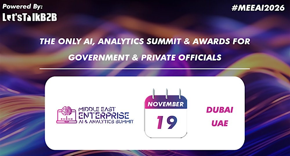 18th MIDDLE EAST ENTERPRISE AI & ANALYTICS SUMMIT