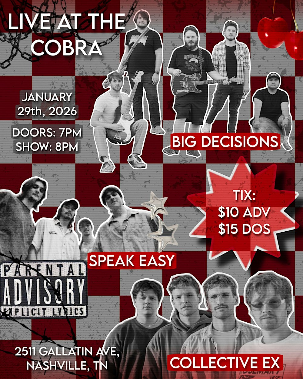 Venue: Collective Ex | Big Decisions | Speak Easy