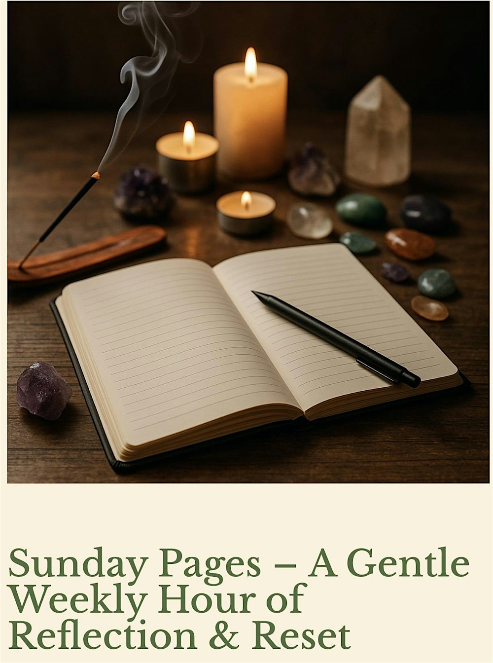 Sunday Pages – A Gentle Weekly Hour of Reflection & Reset