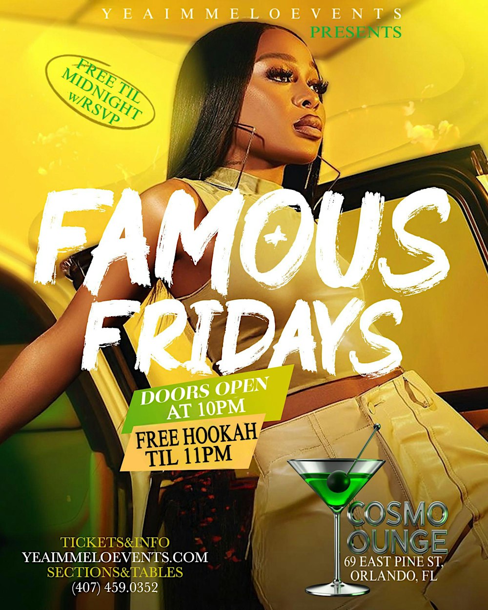 FAMOUS FRIDAYS - Cosmo Lounge