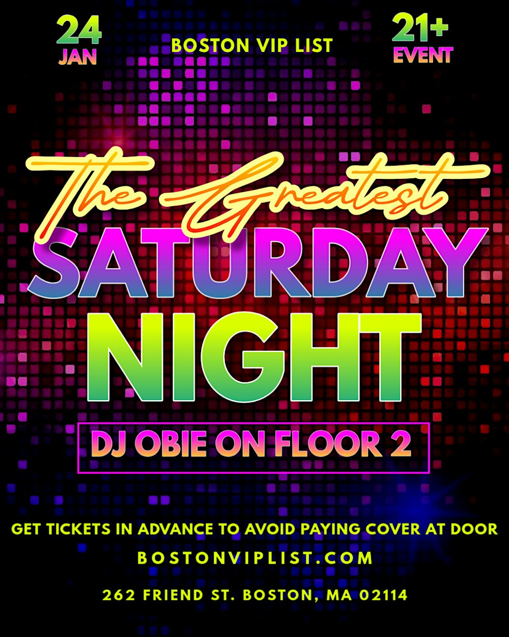 Saturday Night at The Greatest Bar