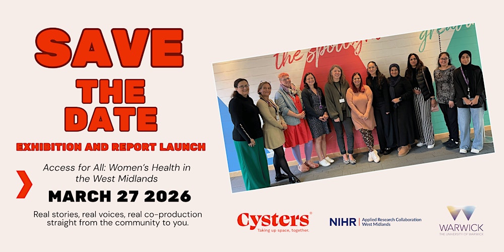 Access for All: Women’s Health in the West Mids Exhibition & Report Launch
