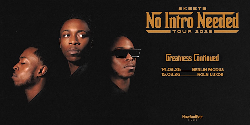 SKEETE live in Köln "No Intro Needed" Tour