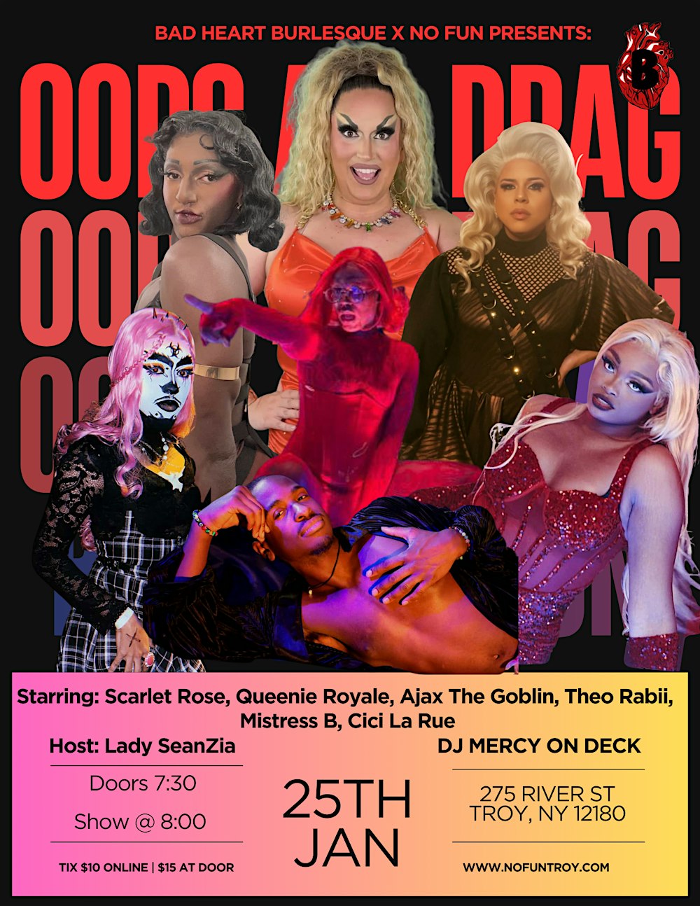 Badheart Burlesque presents: Oops! All Drag!