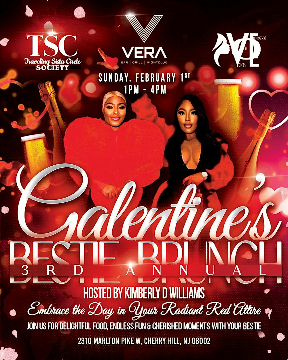 3rd Annual Galentine’s Bestie Brunch!