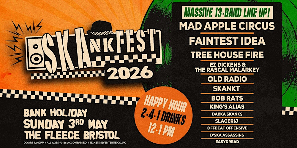 Skankfest 2026 with Mad Apple Circus + 12 more bands