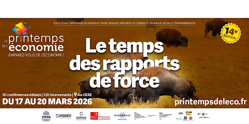 14e Printemps de l'économie - Conseil économique, social et environnemental