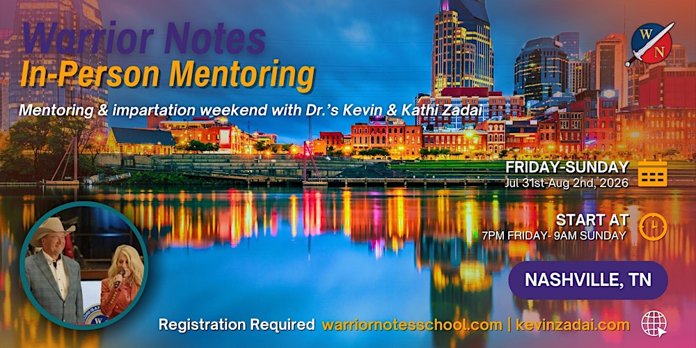 Nashville, Tennessee Mentoring and Impartation Weekend