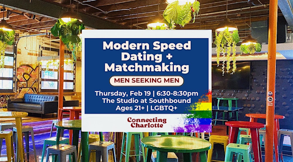 Men Seeking Men LGBTQ+ Speed Dating + Matchmaking | 21+