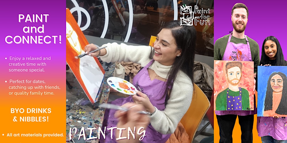 Paint  And Sip: Painting Partners | Melbourne Painting Class