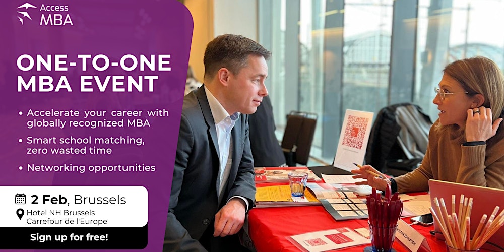 One Day. One City. Your Future MBA. | Brussels · February 2