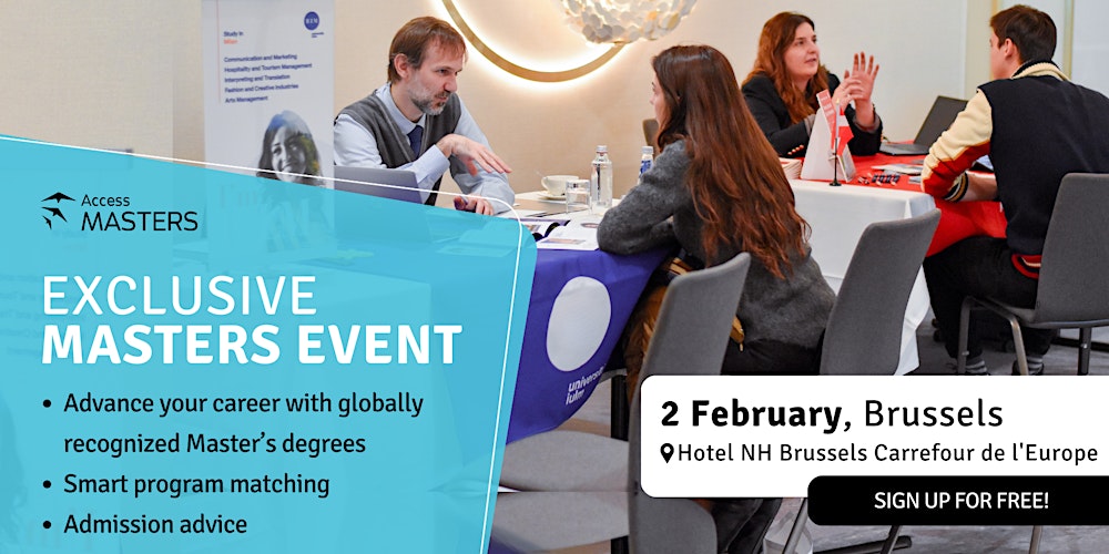 Your Master’s Journey Starts Here | Brussels · February 2