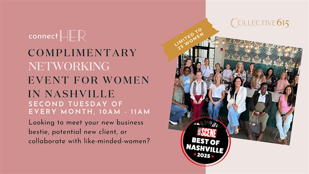 connectHER: NETWORKING for ALL women-in-business