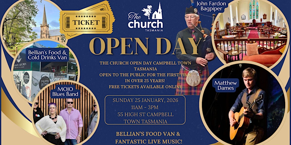 The Church OPEN Day Campbell Town Tasmania