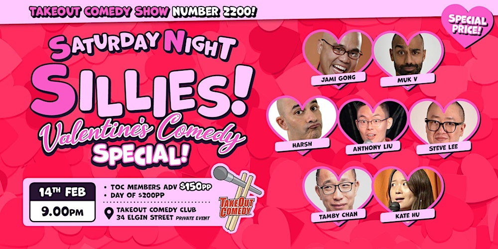 Saturday Night Sillies! @ Takeout Comedy