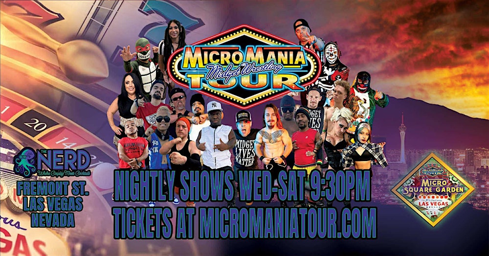 MicroMania Midget Wrestling: Las Vegas at Nerd Bar