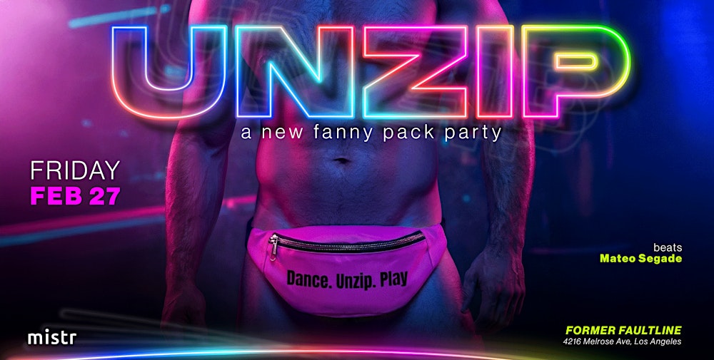UNZIP The Fanny Pack Popup Party
