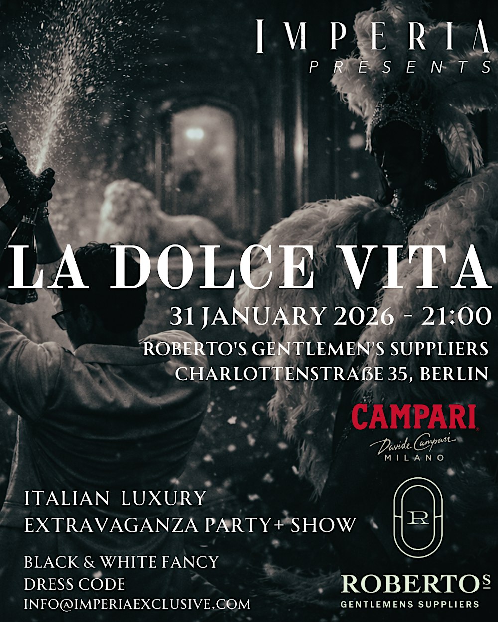 La Dolce Vita - Italian Extravaganza Night - party, show & more