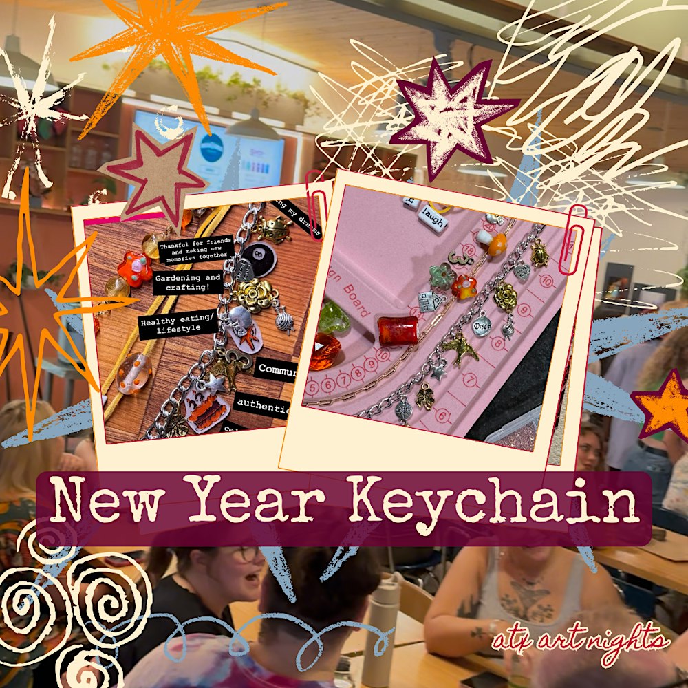 New Year Keychains (Charm Vision Board)