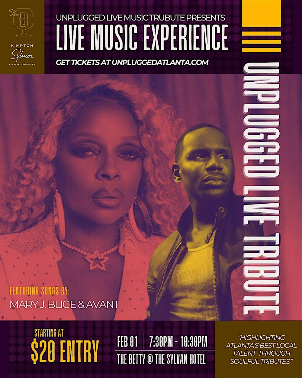 AVANT & MARY J BLIGE  LIVE TRIBUTE @ THE BETTY IN BUCKHEAD SUN FEB 1, 2026